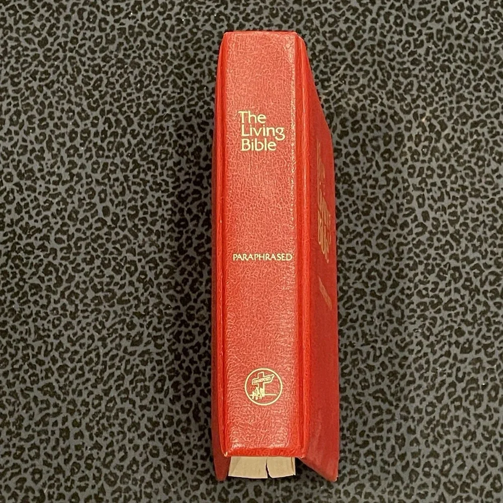 Vintage The Living Bible Paraphrased 1971 Guideposts Hardcover